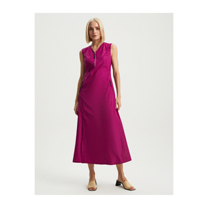 Vestido Largo Informal BGN con Detalles de Cremallera Modelo S23D479 - Product Image 1