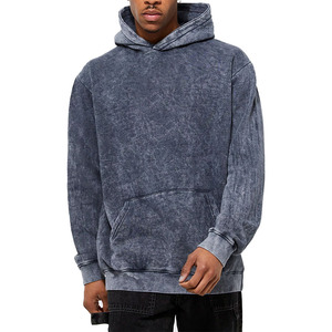 Nouvel arrivage de sweat à capuche pour hommes, sweats à capuche lourds au design personnalisé pour hommes, délavés à l'acide, teints par tie-dye et cousus, style fermeture éclair - Product Image 6