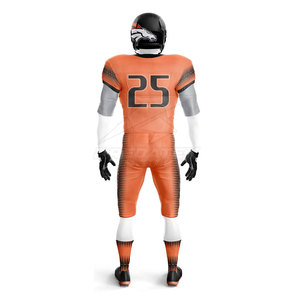 Uniforme de fútbol americano personalizado, ropa deportiva cómoda y transpirable con conjuntos de diseño de manga corta - Product Image 3