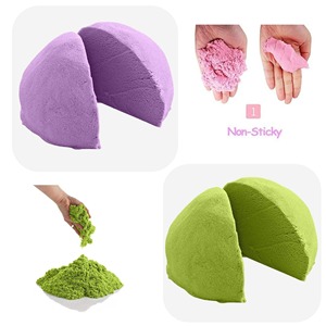 Kits de sable magique en gros Sable moulable non toxique avec couleurs et moules assortis - Product Image 5