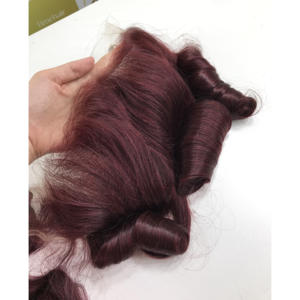 13*6 Body wave bonestraight cuticule aligné vietnamien HD Lace Front perruques extensions de cheveux humains bruts Bundle grande qualité - Product Image 4