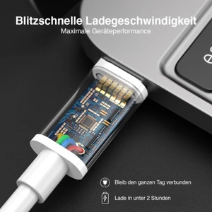 Cavo Dati USB Tipo <span class=keywords><strong>C</strong></span> Originale 2024 di Alta Qualità, Ricarica Rapida PD 60W 3A per Computer iOS, Lunghezze Disponibili: 1M, 1.5M, 2M - Product Image 3