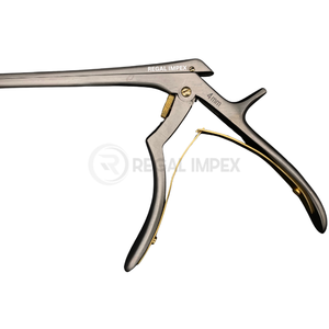 Pince Kerrison en acier inoxydable à 45 degrés, éjecteur (goupille) détachable, 1 mm-6 mm, instruments neurochirurgicaux manuels, certifiés CE, 1 an - Product Image 2