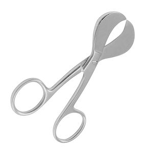 Ciseaux manuels de coupe de cordon ombilical de gynécologie outil en acier à usage droit pour l'accouchement de l'enfant - Product Image 2