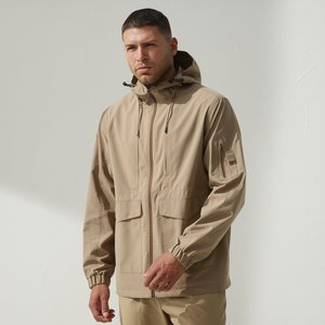 Chaqueta Impermeable para Hombre, Ligera, con Capucha, Transpirable, Cortavientos, para Exteriores - Product Image 1