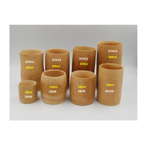 COPA DE BAMBÚ NATURAL DE MADERA ECOLÓGICA: VIET NAM BAMBÚ NATURAL PERSONALIZABLE CON LOGOTIPO PERSONALIZADO COPA DE BAMBÚ DE ALTA CALIDAD. - Product Image 4