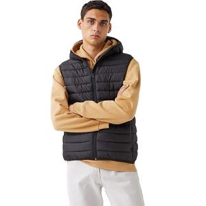 Chaqueta de invierno para hombre, precio de fábrica, oferta, con cremallera completa, corte ajustado, transpirable, 100% poliéster, sin mangas. - Product Image 3