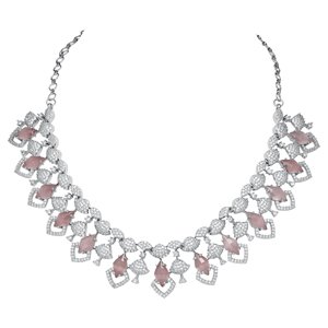 Collier AD en argent moderne à la mode avec perle orthodoxe religieux argent plaqué laiton bijoux cadeau de fête pour les femmes - Product Image 4