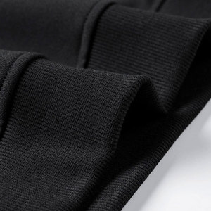 Haute Qualité Unisexe Pull À Capuche En Gros Bon Prix Noir Coton Épais Échantillon Gratuit Bonne Qualité Type De Motif Imprimer - Product Image 4