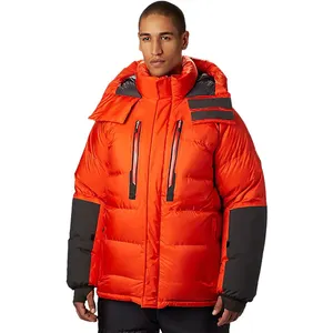 Veste matelassée imperméable et coupe-vent pour hommes doublure en laine à fermeture éclair complète hiver vente en gros - Product Image 1