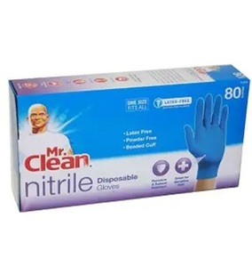 ถุงมือไนไตรล์แบบใช้แล้วทิ้ง Mr. Clean รุ่นขายดีที่สุด 80 ชิ้น - Product Image 6