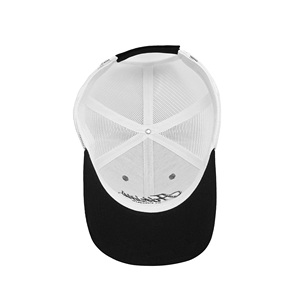 2024 Design Logo brodé personnalisé 6 panneaux camionneur casquette de Baseball en maille Snap Back réglable pour les performances sportives en plein air - Product Image 6