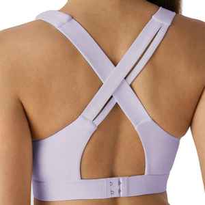 เสื้อชั้นในโยคะสำหรับผู้หญิง ระบายอากาศได้ดี แผงตาข่าย ปรับได้ รองรับทรงดีเยี่ยม สายไขว้หลัง รับสกรีนโลโก้ - Product Image 5