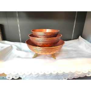 High Quality Copper <b>Bowl</b> <b>Small</b> Metal <b>Dog</b> <b>Bowl</b> New Design Indian Manufacture for Camping Direct Export From India - Product Image 3