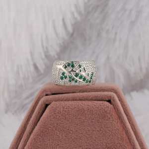 Bague de mariage en diamant pour homme, bague de fiançailles en or rond, demi-éternité, diamant cultivé en laboratoire pour homme, cadeau pour lui - Product Image 2