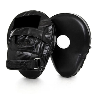 Promotion Thai Kick Strike coussinet de bras incurvé en cuir Focus Muay Punch Shield mitaines motif imprimé pour Kickboxing et MMA - Product Image 4