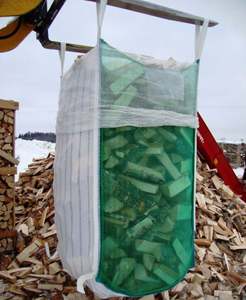 <b>Big</b> Firewood <b>Bags</b> Used for Packing Fire Wood Can Loading 1000-2000kg Bulk Jumbo Firewood <b>Bag</b> Super Sack - Product Image 5