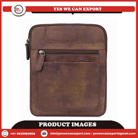 Tas Selempang Kulit Kerbau Asli Unisex Desainer Terbaru yang Sedang Tren, Gaya Vintage India Bohemian Buatan Tangan Ramah Lingkungan
