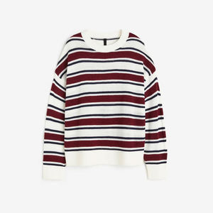 Pull à col rond à manches longues pour femmes, logo personnalisé sur le devant, vêtements d'hiver pour femmes en coton à vendre - Product Image 6