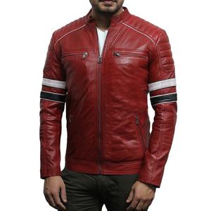 Chaqueta de cuero de manga larga para hombre, nuevo diseño, a la moda, de alta calidad, al mejor precio - Product Image 2