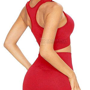 Conjunto de yoga personalizado para mujer, talla grande, ropa deportiva de secado rápido para yoga, correr y entrenamiento. - Product Image 6