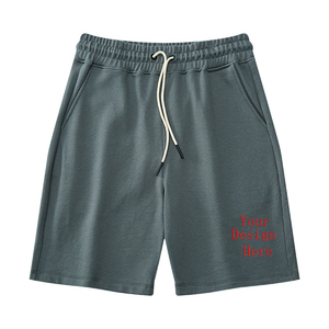 Pantalon cinq quarts personnalisé de qualité supérieure pour les jeunes Conception de sangle de taille à motif solide pour un contrôle facile des loisirs et du sport - Product Image 6