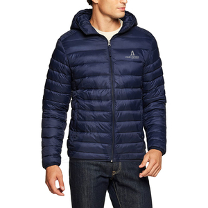 Vestes d'hiver unies et chaudes pour hommes 2025 Dernière mode décontractée Slim Fit couleur personnalisée Veste à capuche pour hommes - Product Image 3