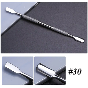 2023 Stainless Steel Cuticle Pusher Nail Art Accessory Manufacturers Supplier Factory Direct Wholesale Pakistan - Product Image 4