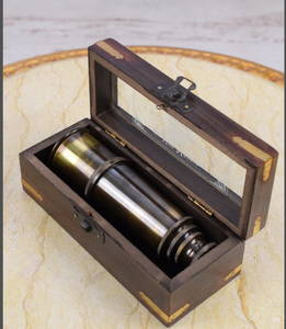 Telescopio de Latón Hecho a Mano de Moda, el Mejor Artículo para Regalo - Product Image 2