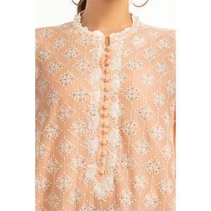 Conjunto de Traje de 3 Piezas de Chifón Bordado para Mujer IUSTKSD-766 - Product Image 3