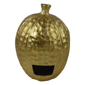 Jarrón de centro de mesa de boda en forma de calabaza, Metal dorado antiguo, decorativo, alto, creativo, hecho a mano para decoración de suelo Nórdico - Product Image 2