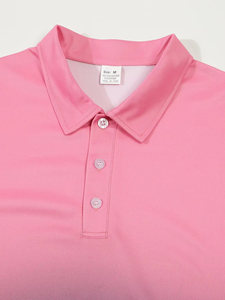 Polos de Golf de alta calidad, polos de manga corta, polos de hombre de talla grande personalizados con bloques de Color, transpirables - Product Image 4