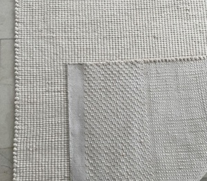 Fabricante directo de fábrica Precio de los exportadores Alfombra tejida a mano de poliéster para interiores al aire libre Alfombra de área de estilo simple nórdico indio - Product Image 4
