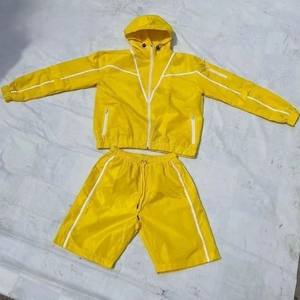 Chaqueta Cortavientos Ligera Unisex de Nailon con Capucha y Cremallera, Estampada, Informal, para Verano, Conjunto Corto para Hombre y Mujer - Product Image 5