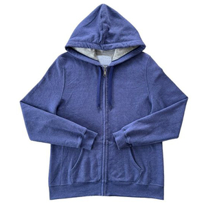 Sudadera con Cremallera Completa para Hombre de Alta Calidad, Interior Forrado, Logotipo Bordado al por Mayor, Fabricantes de Sudaderas con Capucha, Ropa Personalizada - Product Image 3