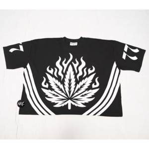 Al por mayor, de alta calidad, fabricante, corte regular, transpirable, ropa urbana, estampado por transferencia térmica, verano, personalizado, 100% algodón tejido - Product Image 5