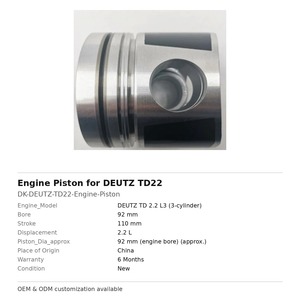 ลูกสูบเครื่องยนต์สำหรับ DEUTZ TD22 - Product Image 2