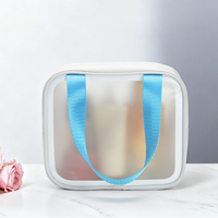 Organisateur de cosmétiques portable, trousse de toilette imperméable pour voyage, logo personnalisé, trousse de toilette transparente