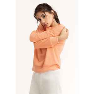 Sweat-shirt respirant brodé motif pêche en tissu tricoté 224-210-001 - Product Image 1