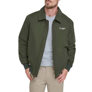 High Street vestes pour hommes du Pakistan vêtements pour hommes vestes Bomber manteau à glissière imperméable Satin Polyester homme veste OEM 2025 - Product Image 1