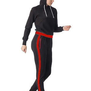 Quantité minimale de commande bas Conception personnalisée Survêtements pour femmes Utilisation en extérieur Vêtements pour femmes Survêtement uni de couleur unie à vendre - Product Image 2