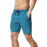 Shorts Bermuda Sportifs Mi-longs Unis pour Hommes Style Urbain avec Cordon de Serrage en Spandex/Coton Écologique Service OEM