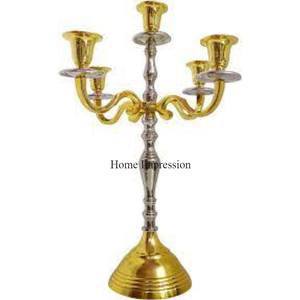 Candélabres avantageux à 7 bras de haute qualité enduits de poudre de couleur noire de concepteur pour la décoration et les fournitures de mariage - Product Image 6