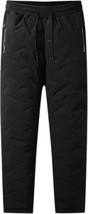 Pantalon d'hiver rembourré à bulles pour homme Mockup Corporation, imperméable, coupe-vent, épais, isolé, taille élastique, doublé en polaire - Product Image 4