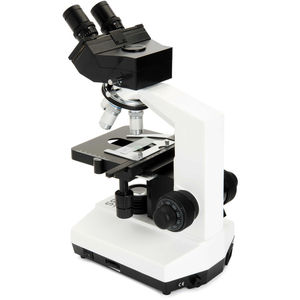 Microscopio Binocular Compuesto CELE-STRONN LABS CB2000C con Plataforma Mecánica de 5.5 x 5.5 Pulgadas - Product Image 1