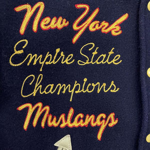 OEM venta al por mayor de alta calidad parche bordado hombres Universidad mangas de cuero personalizado Streetwear béisbol Letterman Varsity chaqueta - Product Image 4