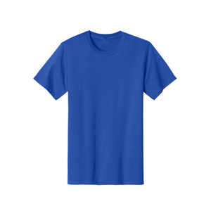 T-shirt pour homme bleu royal de qualité d'exportation, tissu respirant, coupe décontractée, manches courtes, haut pour homme - Product Image 3