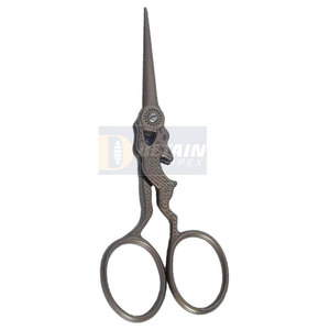 Petits ciseaux professionnels de fantaisie Ciseaux de broderie de style antique Ciseaux vintage en acier inoxydable personnalisé - Product Image 3