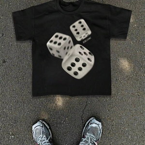 Camisas estampadas de tendencia para hombre, camiseta estampada Vintage lavada con ácido/lavada hecha con algodón suave 100% hecho en Pakistán - Product Image 1