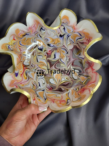 Pièce décorative de bol en résine pour l'intérieur de la maison et du bureau Tradebyd - Product Image 4